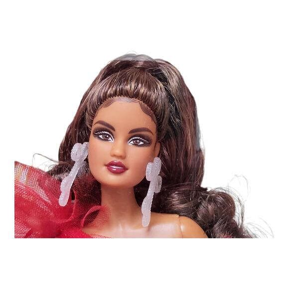 Damaged Box Hispanic Latina  Barbie 2024 Holiday Barbie Doll HRM63 - Picture 2 of 5